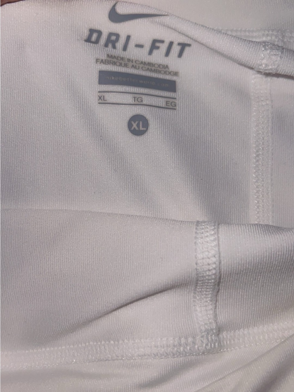 Nike Women's Pink, White & Lime Athletic Tennis Skort - Picture 6 of 7